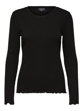 Selected Femme - Anna LS Crew Neck Tee