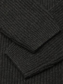 GARMENT PROJECT - Boxy Wool Knit - Dark Grey Mel