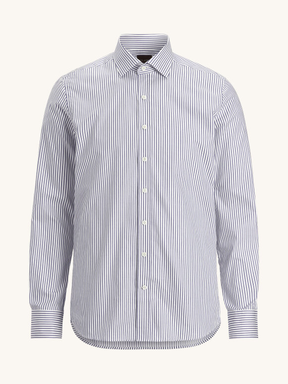 Oscar Jacobson - Slim Fit Away Striped Shirt