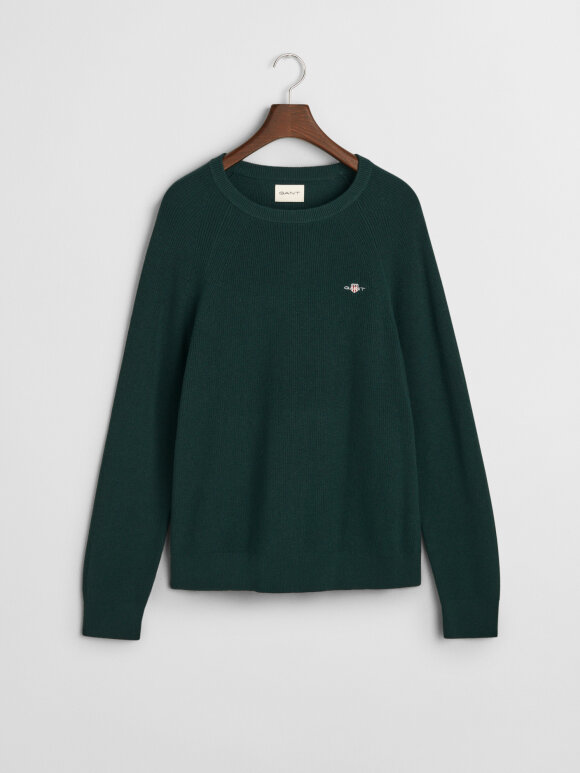 GANT - SUPERFINE LAMBSWOOL C-NECK