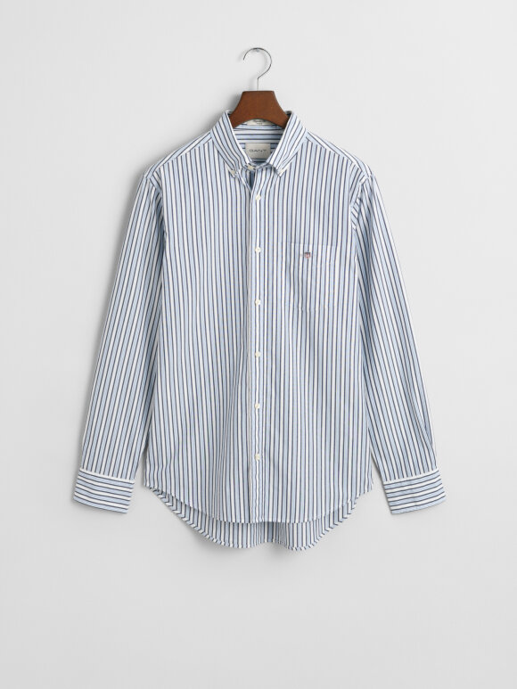 GANT - REG POPLIN STRIPE SHIRT