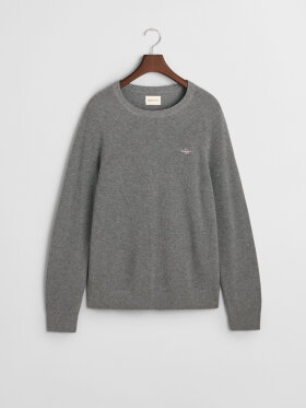 GANT - COTTON WOOL RIB C-NECK