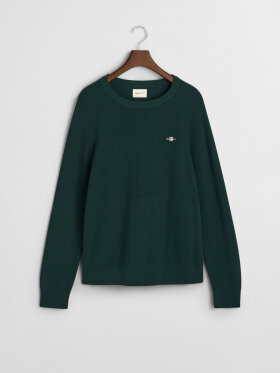 GANT - COTTON WOOL RIB C-NECK