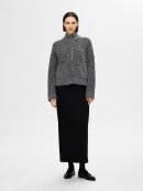 Selected Femme - SLFSIA RAS LS KNIT ZIPPER 