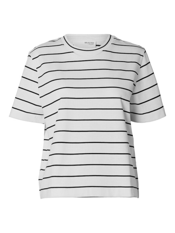 Selected Femme - SLF Essential SS Striped Boxy 